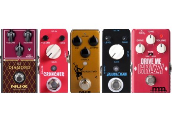 Top 5 Overdrive & Distortion Pedals For Under €100