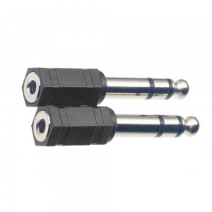 Stagg AC-PMSJFSH Stereo Jack Male to Mini Jack Female Adapter - 2-pack