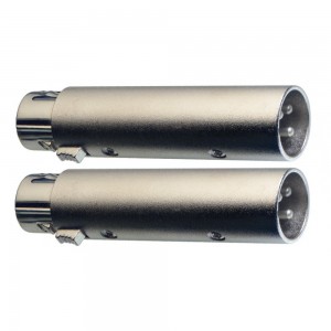 Stagg Adapter - Male XLR to Female XLR -  AC-XFXMH - Pack of Two