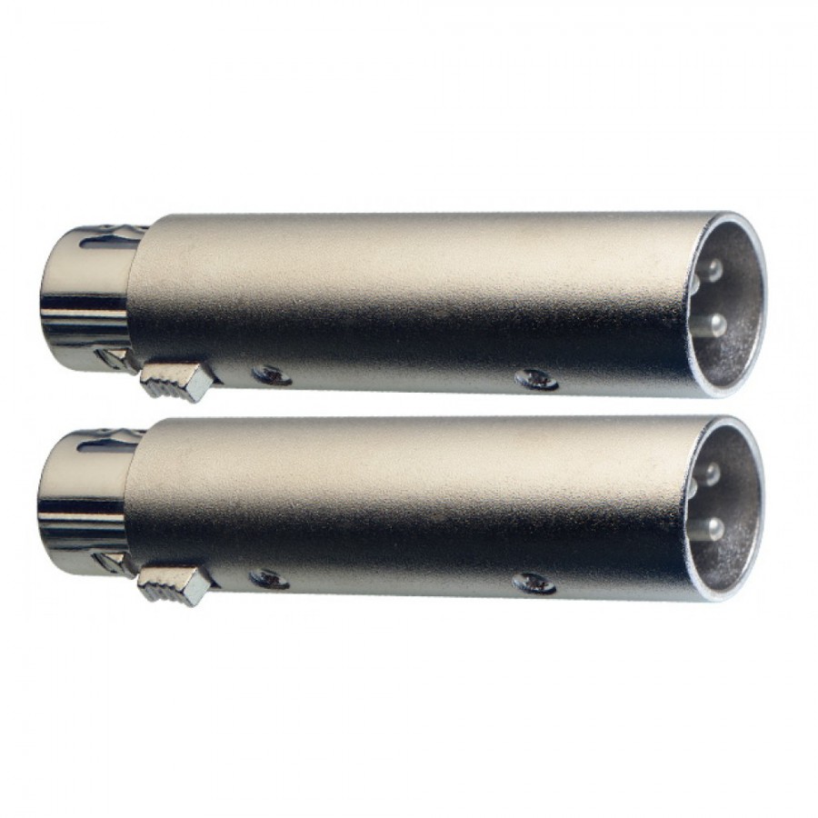 Stagg Adapter - Male XLR to Female XLR -  AC-XFXMH - Pack of Two