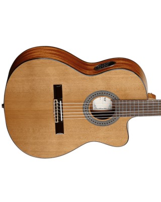 Alvarez AC65Hce Artist Series Solid Top Classical Hybrid