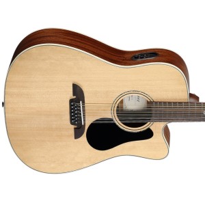 Alvarez AD60ce 12-String Artist Series Solid Top Dreadnought - Natural