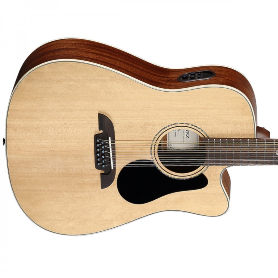 Alvarez AD60ce 12-String Artist Series Solid Top Dreadnought - Natural