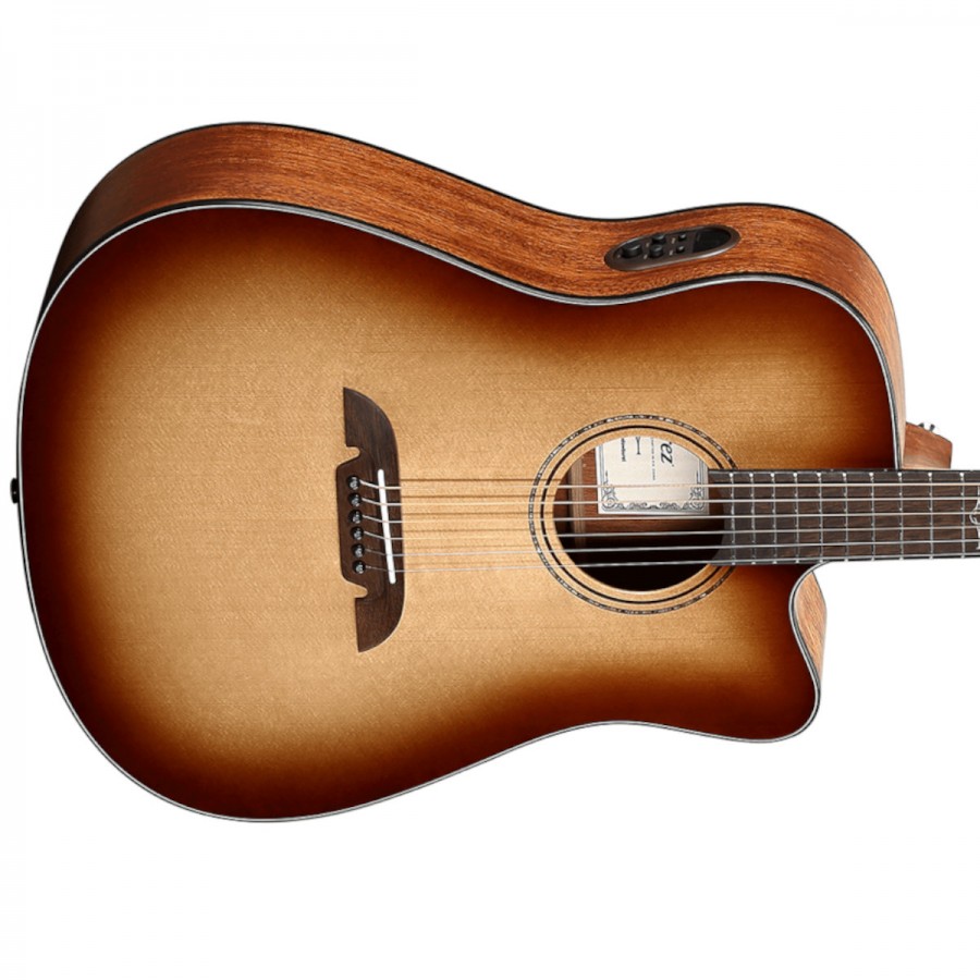 Alvarez AD60ce Artist Series Solid Top Dreadnought - Shadowburst