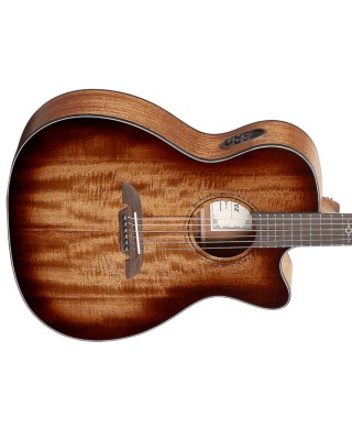 Alvarez AF66ce Artist Series Solid Top Cutaway Folk/OM - Shadowburst