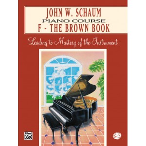 John W. Schaum Piano Course F - The Brown Book