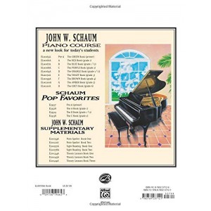 John W. Schaum Piano Course F - The Brown Book