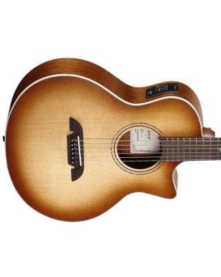 Alvarez ALJ2CE Artist Series Little Jumbo Solid Top with Gigbag - Shadowburst