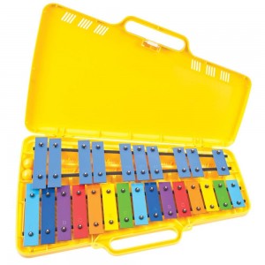 Angel AX-25N3 25 Note Glockenspiel G4-G6 - Coloured Keys
