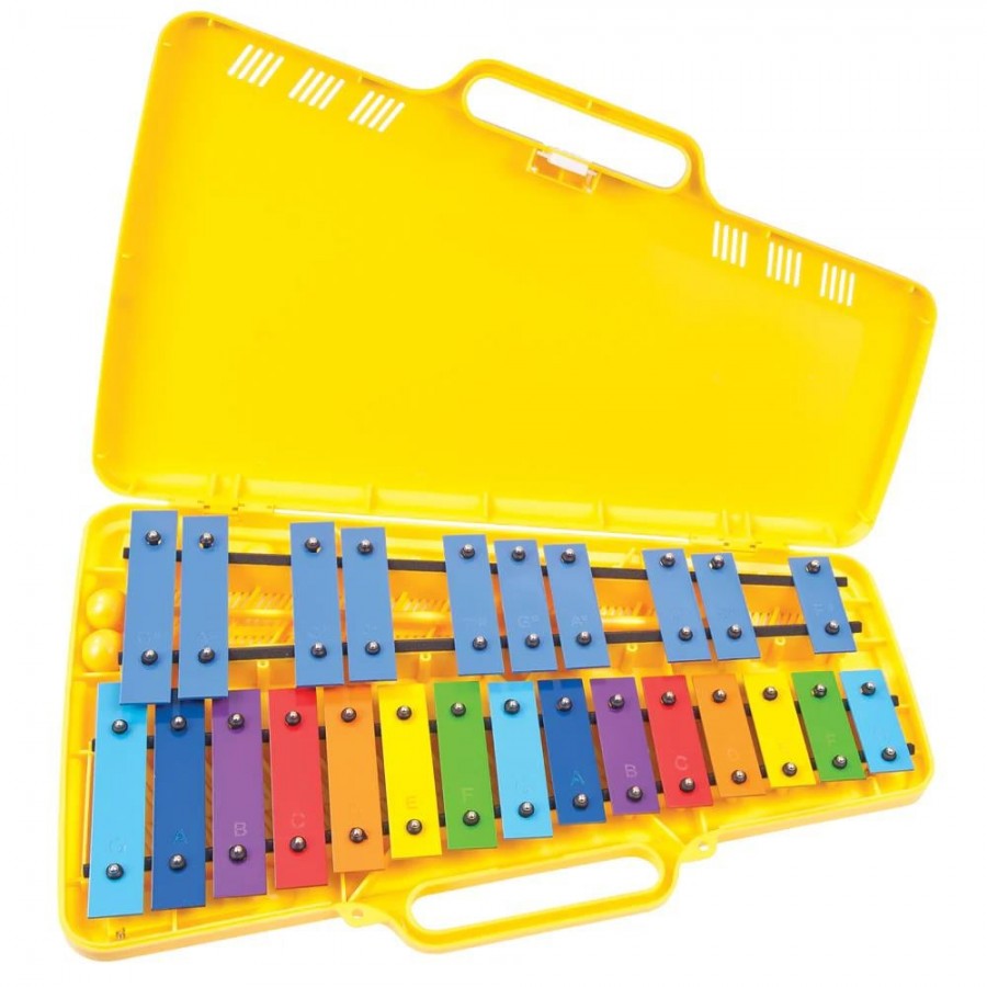 Angel AX-25N3 25 Note Glockenspiel G4-G6 - Coloured Keys