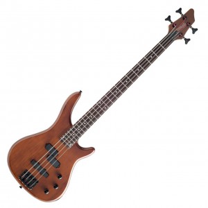 Stagg BC300-WS 4 String Fusion Electric Bass Guitar - Walnut Stain