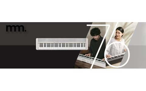 A Perfect Portable Piano: The New Casio CT-S1-76BK Keyboard