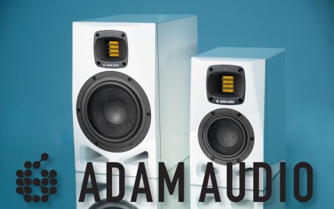 Limited Edition Adam Audio A4V and A7V White Studio Monitors