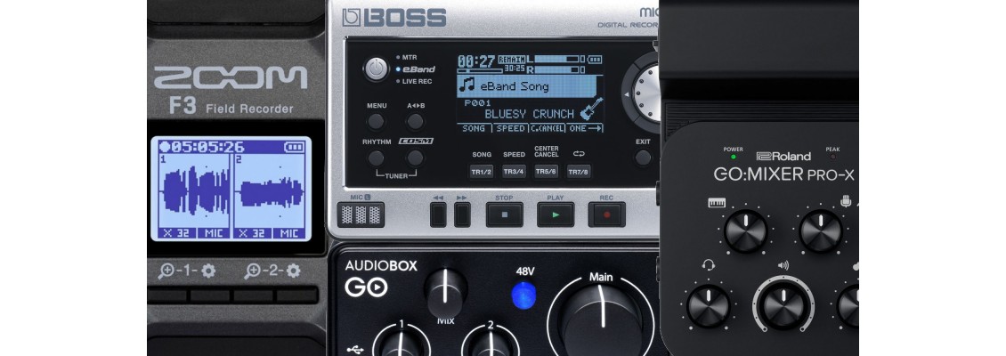 The Evolution of Portable Recording - Some Pocket Sized Studios