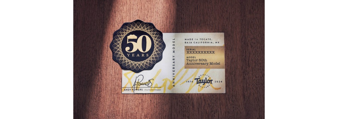 Celebrating 50 Years of Taylor Guitars Celebrating 50 Years of Taylor Guitars