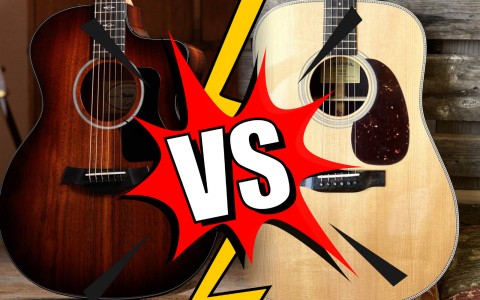 Showdown: Taylor 224ce-K DLX Koa vs. Eastman E8D-TC Thermo-Cure