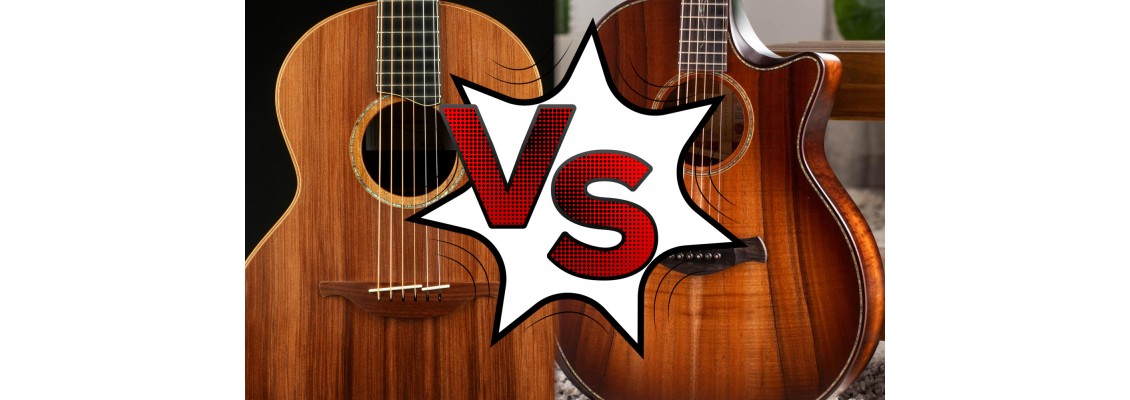 A Titanic Guitar Showdown: The Taylor K24ce vs. The Lowden S-50 