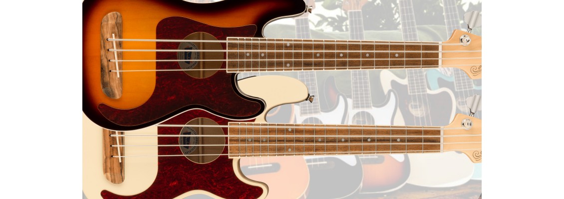 The Fender Fullerton Bass Ukuleles