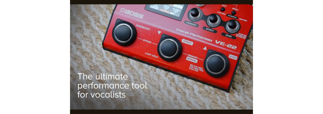 Express Yourself! Exploring the Boss VE Series Vocal Pedals Express Yourself! Exploring the Boss VE Series Vocal Pedals