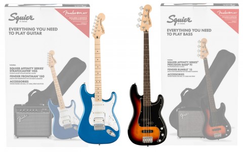 Squier Affinity Series Packs - Perfect for Budding Musicians