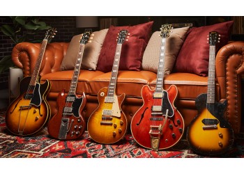 Graced by the Most Gorgeous Gibson Guitars!