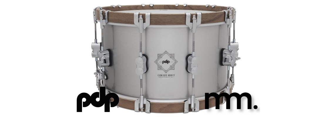 New PDP Concept Metal Series Snare Drums