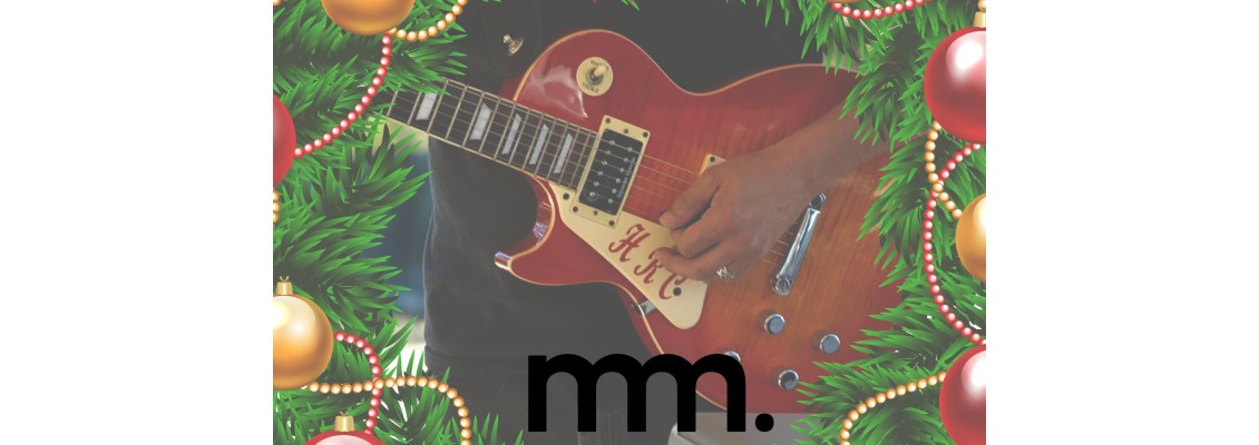 A Festive Selection of Left Handed Guitars