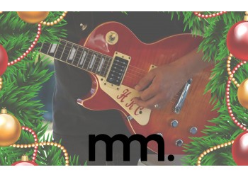 A Festive Selection of Left Handed Guitars