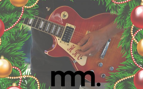 A Festive Selection of Left Handed Guitars