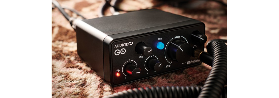 Presonus AudioBox Go: Compact, Portable and Affordable Presonus AudioBox Go: Compact, Portable and Affordable