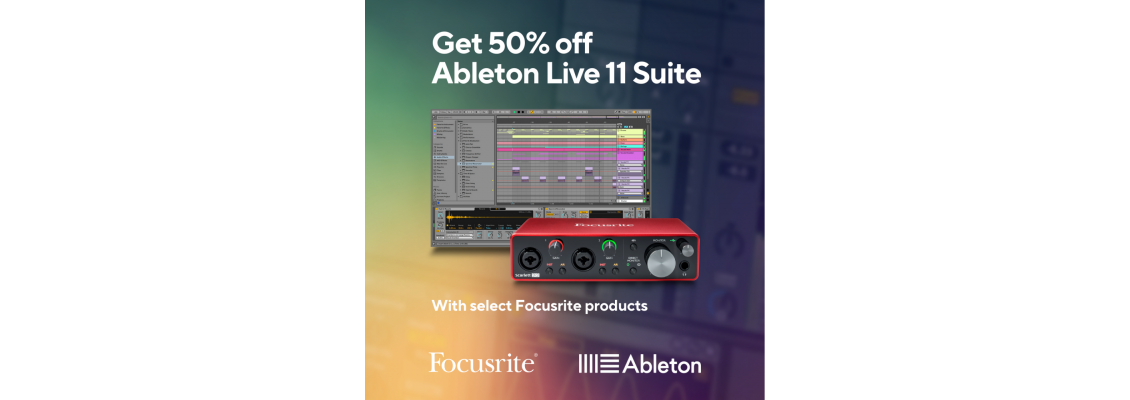 Focusrite Release Stellar Ableton Offer and Hitmaker Expansion