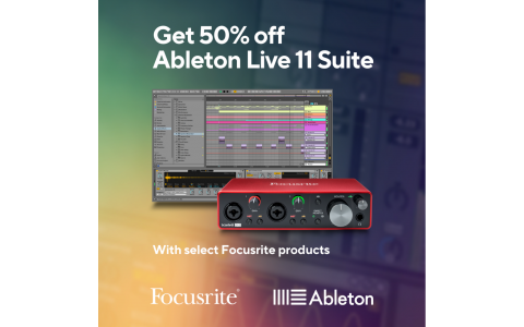 Focusrite Release Stellar Ableton Offer and Hitmaker Expansion