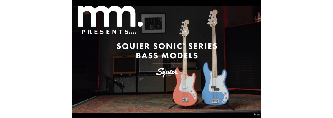 The Squier Sonic Series Basses are Here!