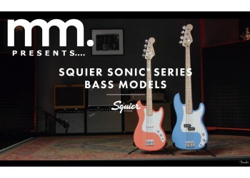 The Squier Sonic Series Basses are Here!