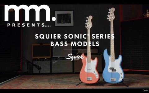 The Squier Sonic Series Basses are Here!