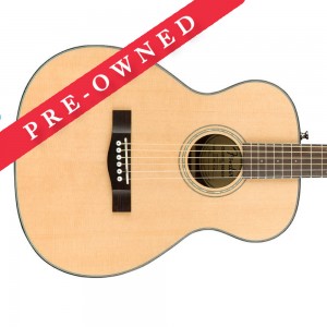 Pre-Owned Fender CT-140SE Travel Guitar with Case - Natural