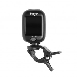 Stagg CTU-C1 Chromatic Clip Tuner, Black