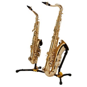 Hercules DS537B Duo Alto / Tenor Saxophone Stand