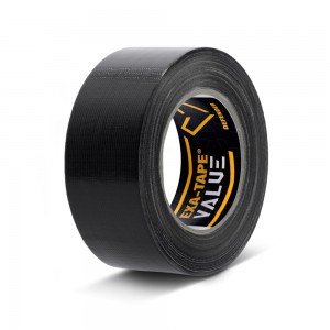 Defender EXA-TAPE Fabric Tape, Black, Glossy, 50 mm x 50 m