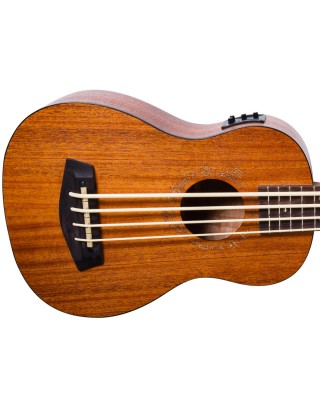 Flight DUBS Electro-Acoustic Bass Ukulele with Bag