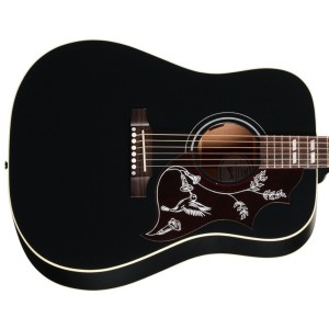 Epiphone 'Inspired By Gibson' Hummingbird Studio with Gig Bag - Ebony