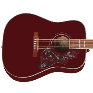 Epiphone Hummingbird Studio Wine Red with Gig Bag