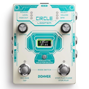 Donner Circle Looper and Drum Machine Pedal