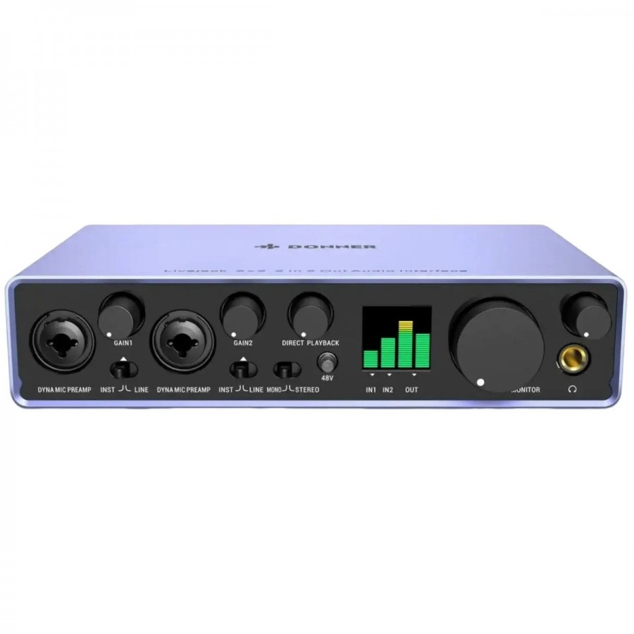 Donner Livejack 2in 2out USB Audio Interface