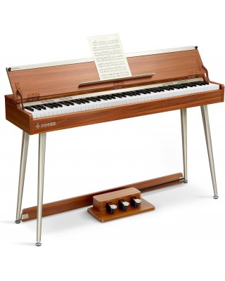 Donner DDP-80 PLUS 88 Key Weighted Digital Piano with Stand and Pedal