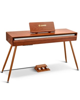 Donner DDP-80 PRO Upright Digital Piano with Stand & Pedal