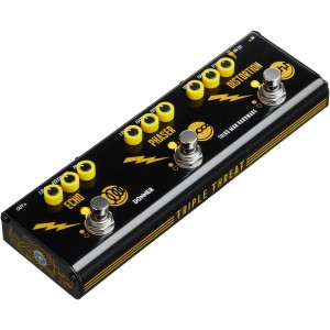 Donner X Third Man Hardware Triple Threat 3-in-1 Analog Multi-Effects Guitar Pedal