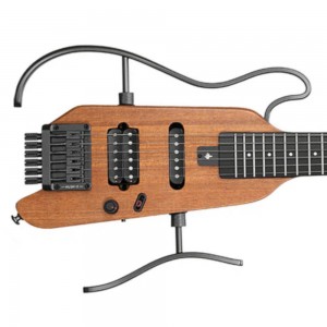 Donner HUSH-X Headless Electric Guitar Kit - Natural