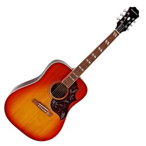 Epiphone Hummingbird Studio Semi-Acoustic Guitar, Faded Cherry Sunburst