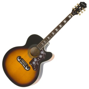 Epiphone J-200EC Studio - Solid Top, Fishman Presys - Vintage Sunburst Epiphone J-200EC Studio - Solid Top, Fishman Presys - Vintage Sunburst